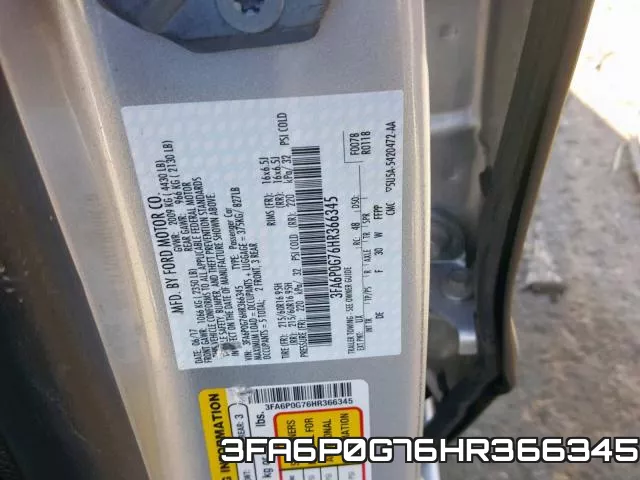 3FA6P0G76HR366345