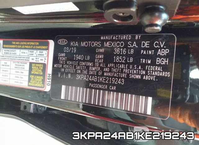3KPA24AB1KE219243