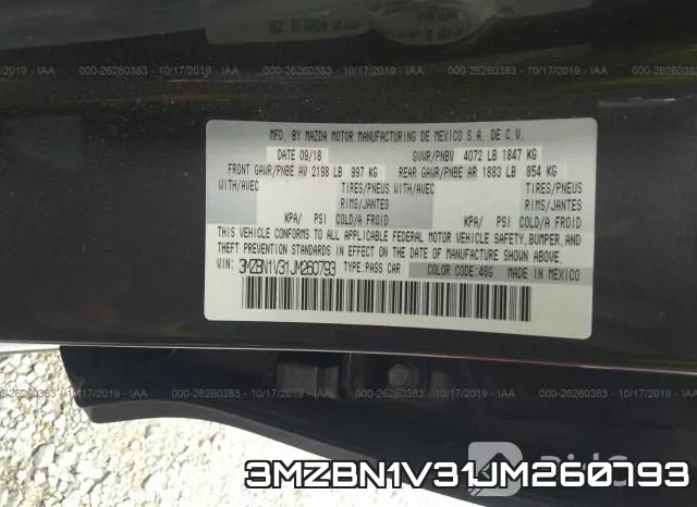 3MZBN1V31JM260793