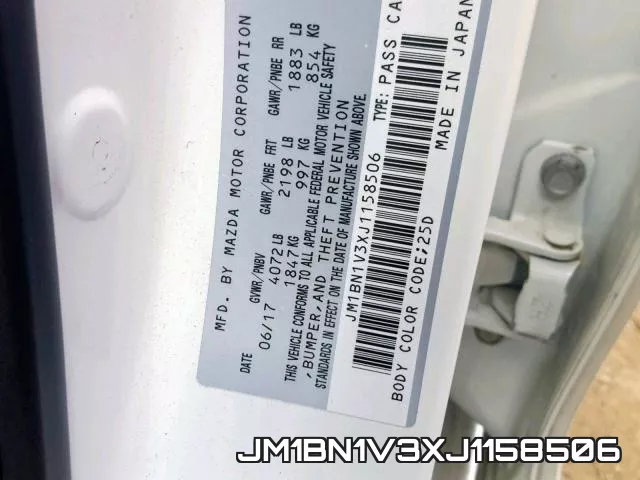 JM1BN1V3XJ1158506