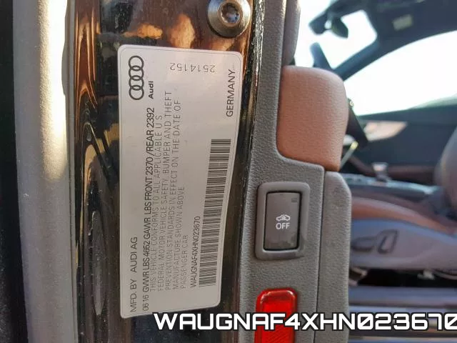 WAUGNAF4XHN023670