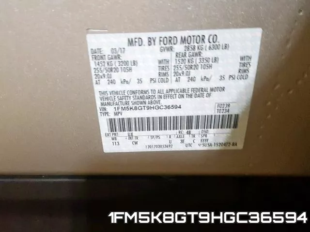 1FM5K8GT9HGC36594