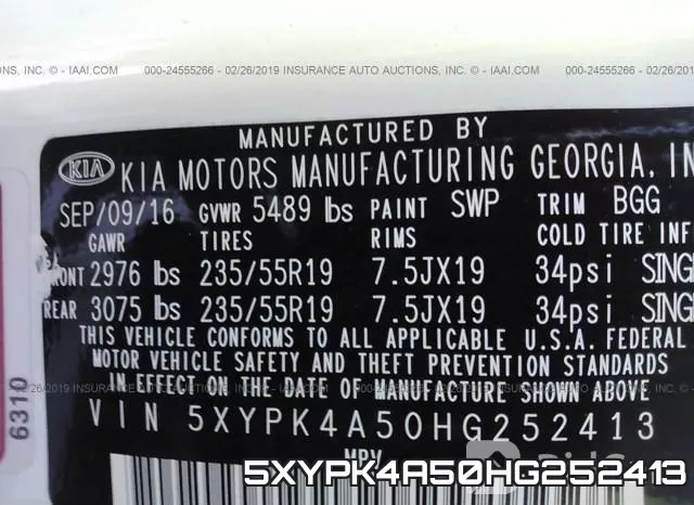 5XYPK4A50HG252413