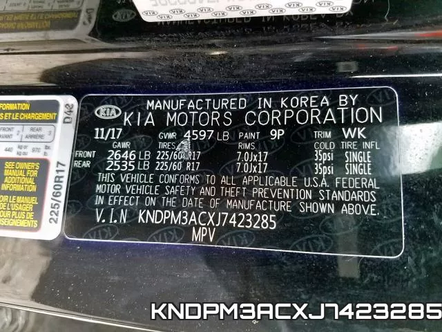 KNDPM3ACXJ7423285