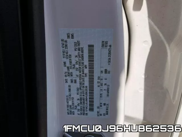 1FMCU0J96HUB62536