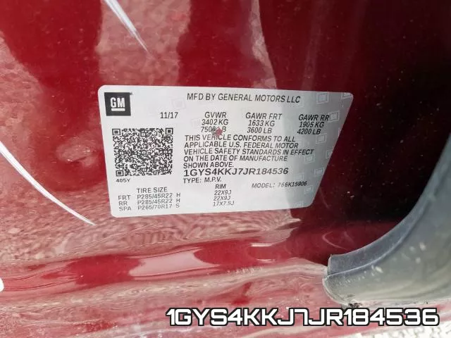 1GYS4KKJ7JR184536