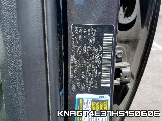 KNAGT4L37H5150606