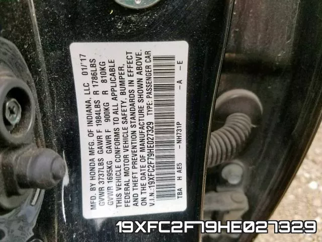 19XFC2F79HE027329