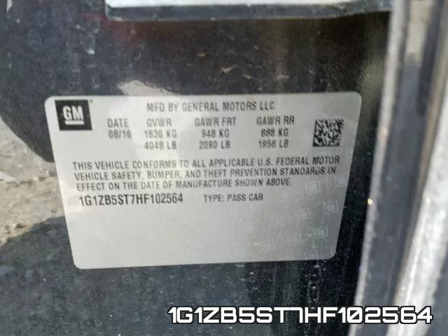 1G1ZB5ST7HF102564