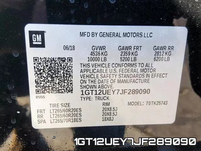 1GT12UEY7JF289090