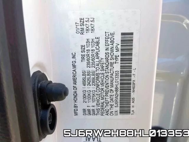 5J6RW2H88HL013353