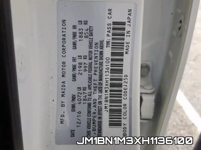 JM1BN1M3XH1136100
