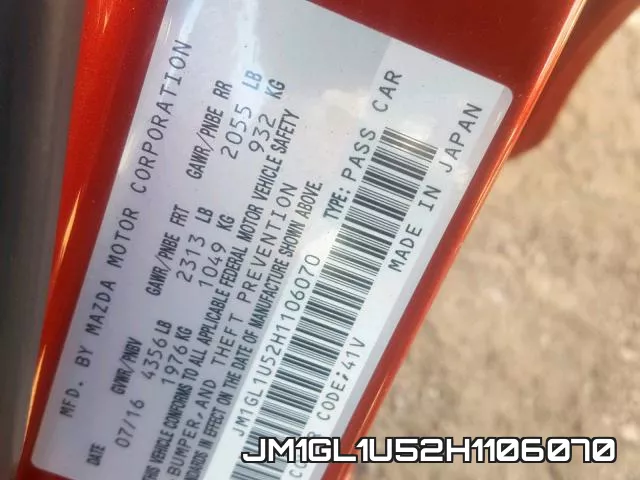 JM1GL1U52H1106070
