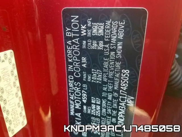 KNDPM3AC1J7485058