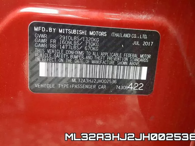 ML32A3HJ2JH002536