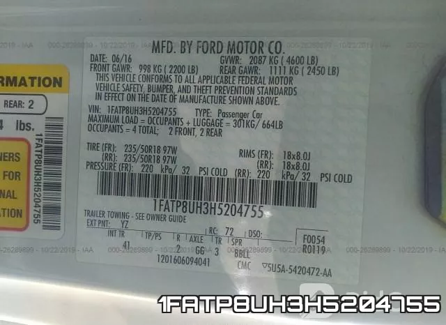 1FATP8UH3H5204755