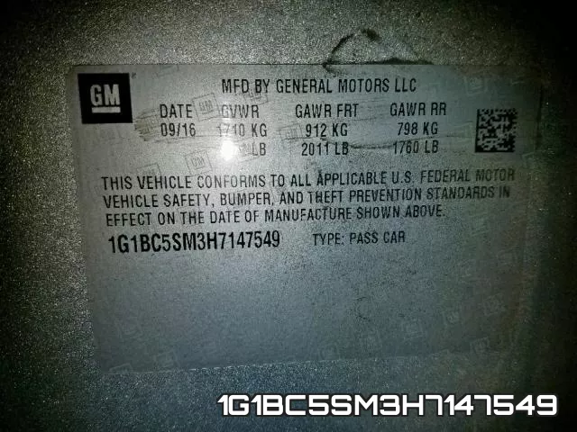 1G1BC5SM3H7147549