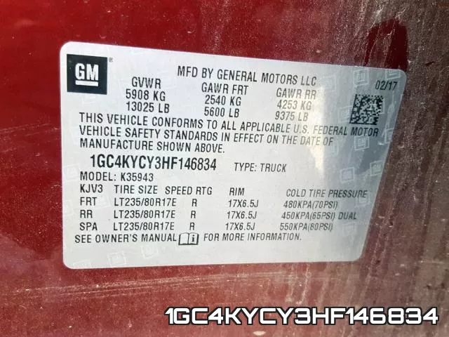 1GC4KYCY3HF146834