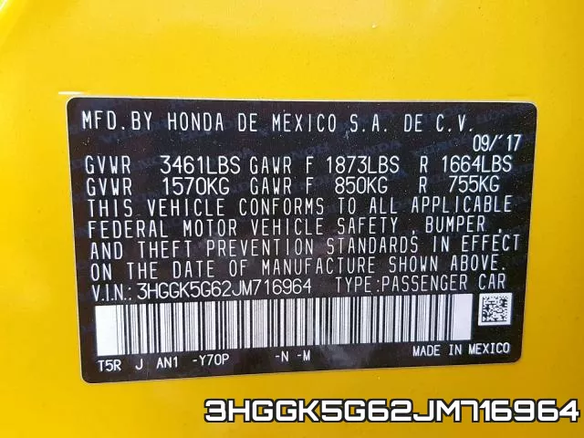 3HGGK5G62JM716964