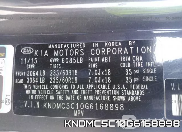 KNDMC5C10G6168898