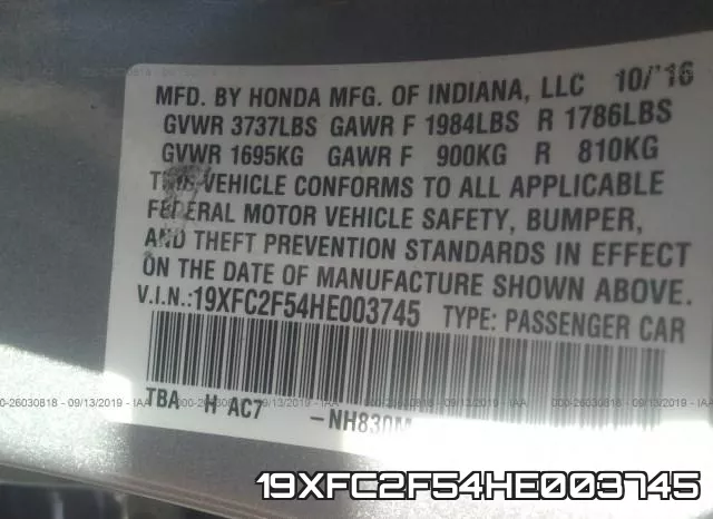 19XFC2F54HE003745