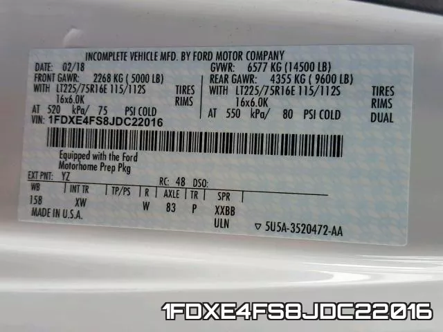 1FDXE4FS8JDC22016