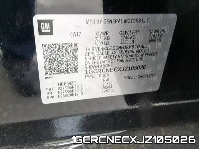 1GCRCNECXJZ105026