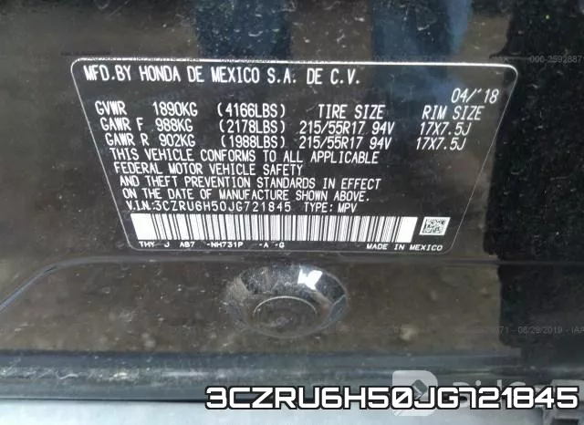 3CZRU6H50JG721845