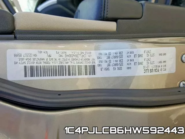 1C4PJLCB6HW592443