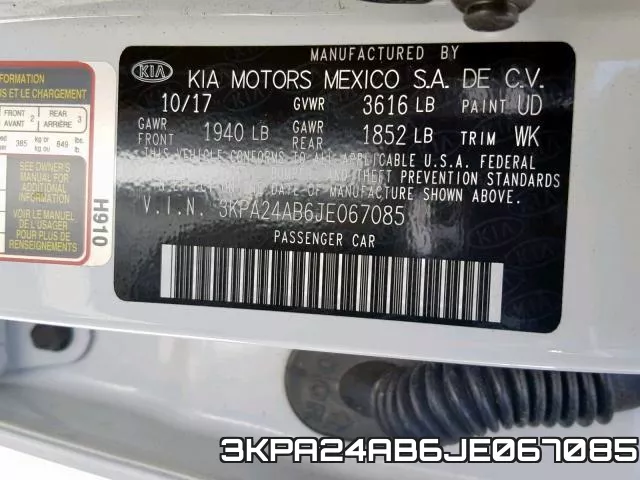 3KPA24AB6JE067085