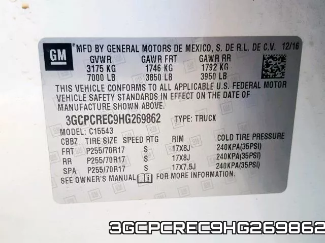 3GCPCREC9HG269862