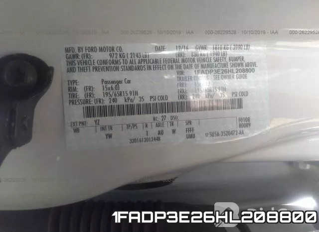1FADP3E26HL208800
