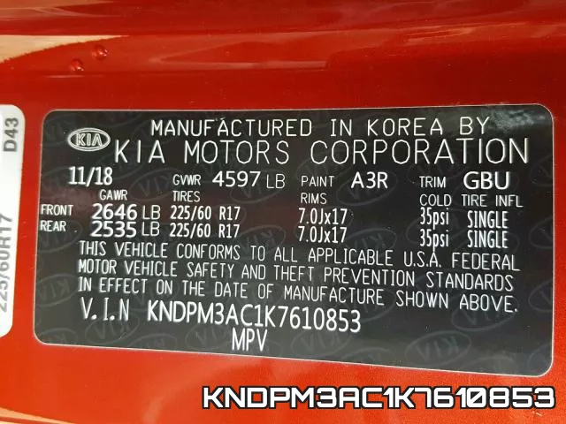 KNDPM3AC1K7610853