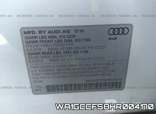WA1GCCFS8HR004170