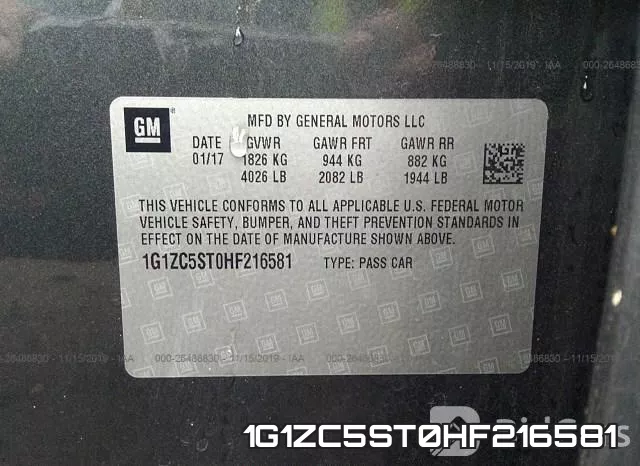 1G1ZC5ST0HF216581