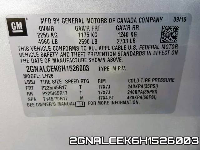 2GNALCEK6H1526003
