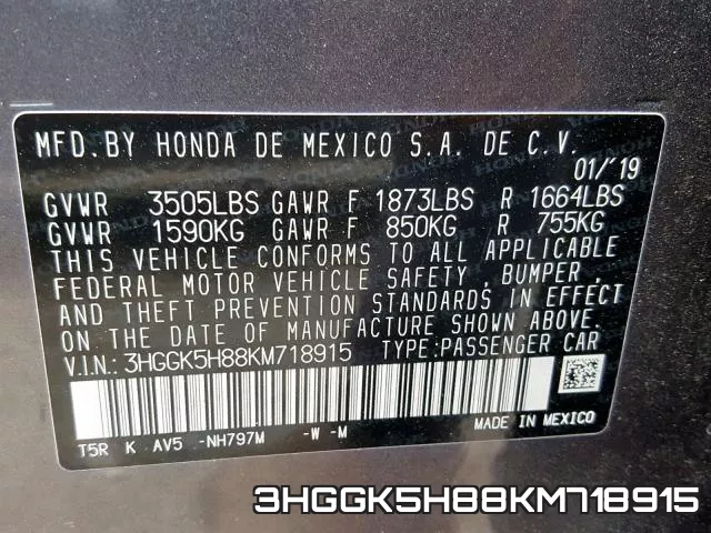 3HGGK5H88KM718915