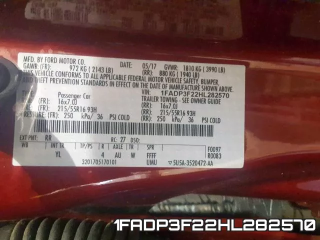 1FADP3F22HL282570