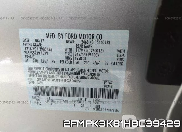 2FMPK3K81HBC39429