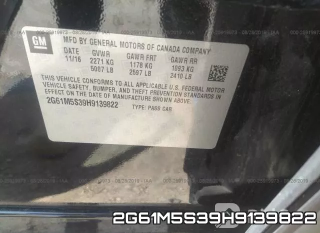 2G61M5S39H9139822