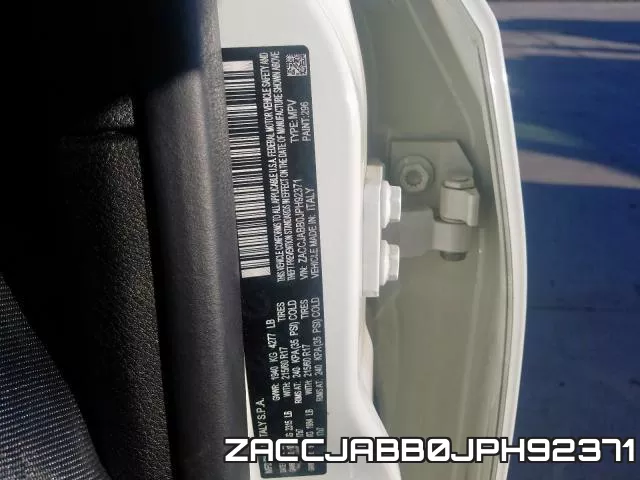 ZACCJABB0JPH92371