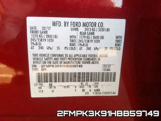 2FMPK3K91HBB59749