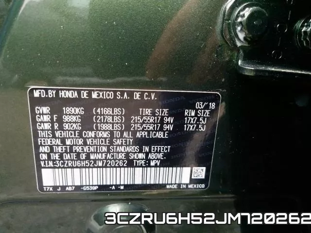 3CZRU6H52JM720262
