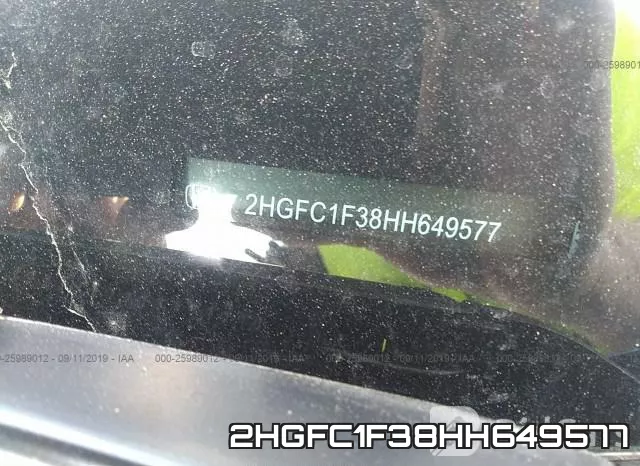 2HGFC1F38HH649577