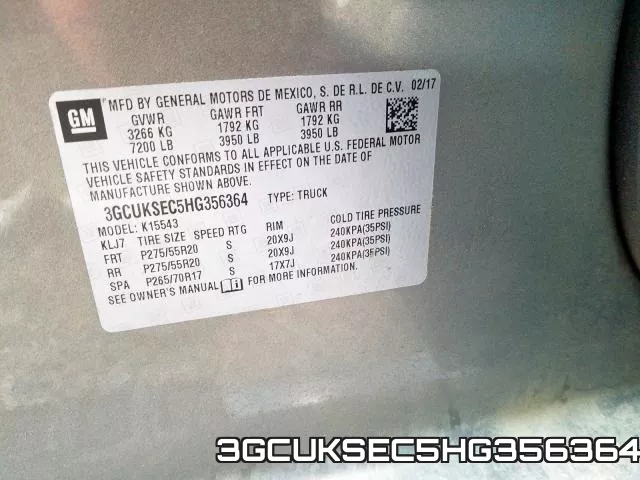3GCUKSEC5HG356364