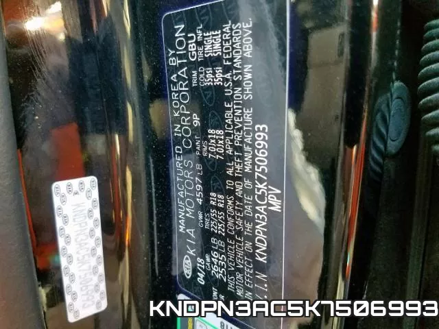KNDPN3AC5K7506993