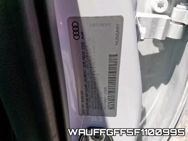 WAUFFGFF5F1100995