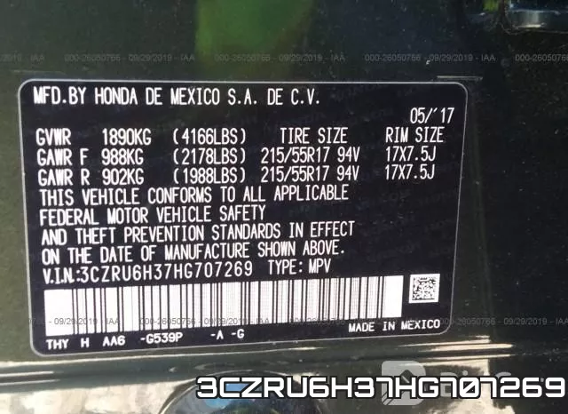 3CZRU6H37HG707269
