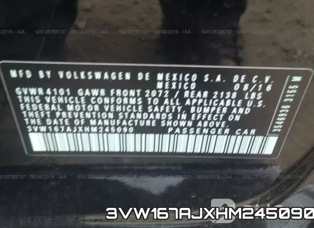 3VW167AJXHM245090
