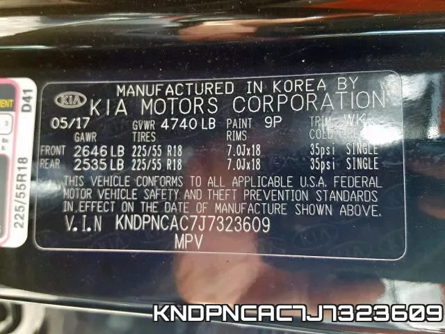 KNDPNCAC7J7323609